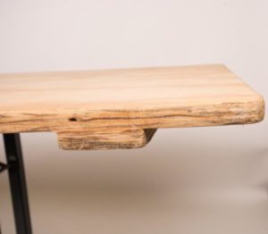 Plywood table top edge