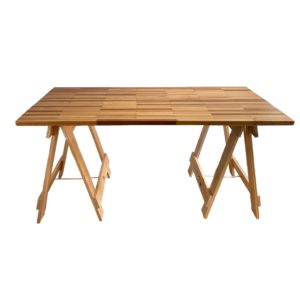 Reclaimed Timber Trestle Table